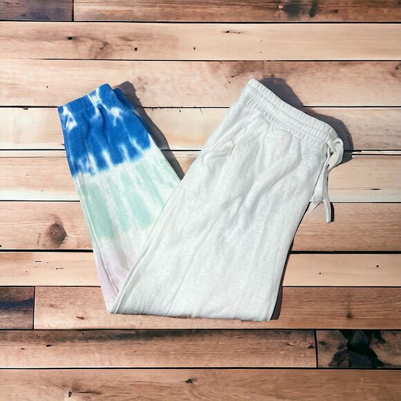 Anthropologie Splendid Sunrise Tie Dye Jogger Pants Sz Large Soft Sweat Pants - Picture 2 of 8